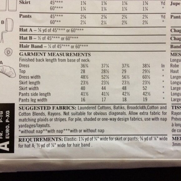 New Look 6777 Unisex Scrubs Pattern Uncut Chest 34-48" Top Pants Hat Skirt Dress - Picture 5 of 12